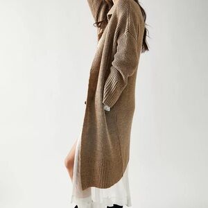 Free People Finely Maxi Cardigan Small Oversized